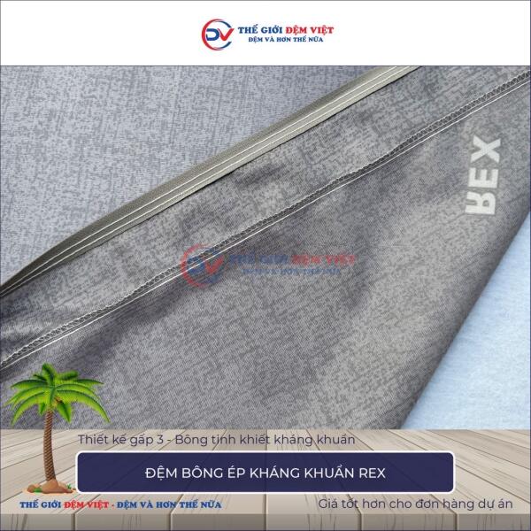 Đệm bông ép Elan Rex gấp 3